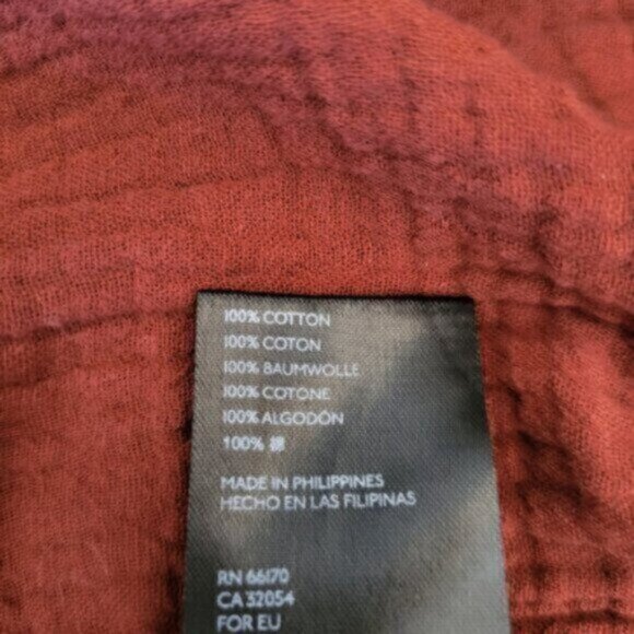 Anthropologie April Gauzy Tank Crimson Sz XL - Picture 8 of 12